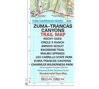 Zuma et Trancas Canyons, Californie | Tom Harrison Maps