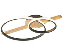 Zuma Line Almeria plafonnier 1x17 W noir MX3913-2-3BWLT