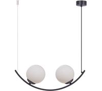 Zuma Line Wave lampe suspendue 2x8 W blanc-noir 5012