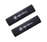 ZUMAHA Housse Rembourrage D'épaule Ceinture Sécurité Voiture pour Alfa Romeo 147GTA Tonale Giulia Mito 156 159 Giulia Car Seat Belt Pad Protection Aménagements intérieurs Accessories,Whitestyle