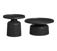 ZUMAHA Nouveau Table Basse Ronde en Fer forgé Combinaison Simple lumière latérale de thé Table d'extrémité de Luxe Support de Chevet canapé côté Cocktail Table de canapé