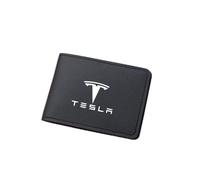 ZUMAHA Portefeuilles Et Porte-Cartes Porte-chéquiers Porte-Monnaie Porte Carte Bancaire pour Tesla Model 3 Model Y Model S Model X Homme Femme Gift Accessoires,Blackstyle