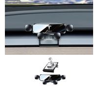 ZUMAHA Support De Téléphone De Voiture pour Tesla Model 3 Model Y 2021 2022 2023 360 Degrés Rotatif Smartphone Phone Holder Accesoire,Mirrorblack