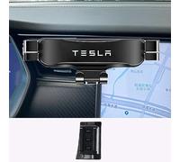 ZUMAHA Support De Téléphone De Voiture pour Tesla Model S 2014 2015 2016 2017 2018 2019 2020 2021 2022 2023 360 Degrés Rotatif Smartphone Phone Holder Accesoire,Blackstyle