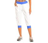 Zumba Fitness Stellar Cargo Pantacourt de Fitness pour Femme Blanc Blanc l
