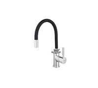 Zumba robinet mitigeur de cuisine bec flexible noir