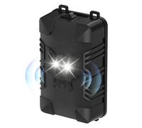 Zumhigh Anti Martre Voiture à Piles, Repulsif Rongeur pour Voiture, 18-36kHz avec Flash LED, Silencieux, 3 Modes d’Alimentation, Connexion à la Batterie 12V de la Auto pour Capot, Garage, Grenier