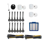 ZUMLED Compatible avec Le Robot de Balayage Shark IQ RV1001AE/RV2001AE Brosse Principale Brosse latérale Filtre écran Roues en Coton