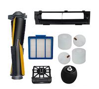 ZUMLED Compatible avec Shark IQ RV1001AE RV101 pièces de rechange de rechange for aspirateur Robot brosse latérale principale filtre Hepa filtre en coton chiffon A