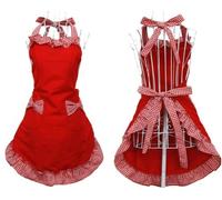 ZUMUii Butterme Mode Princesse Style Coton Tablier Cuisine Ensemble Tablier avec Poches Conception pour Cuisson Chef de Cuisine Serveuse