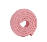ZumZup 2 Mètre Protection d'Angles et Rebords pour Bébés Super Souple Anti Choc Mousse Bord L-Forme Protecteur Sécurité Rouleau de Mousse sur Coins de Murs Bords de Table rose 35mm*12mm*2m
