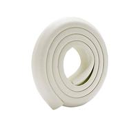 ZumZup 2 Mètre Protection d'Angles et Rebords pour Bébés Super Souple Anti Choc Mousse Bord L-Forme Protecteur Sécurité Rouleau de Mousse sur Coins de Murs Bords de Table blanc 35mm*12mm*2m