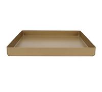 Zunate 1 Pièce Plaque de Cuisson Antiadhésive Carrée 11 Pouces | Alliage d\'aluminium doré, répartition uniforme de la chaleur, batterie de cuisine à dégagement facile.