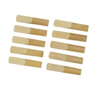 Zunate 10 Pièces Anches Saxophone Ténor Bb 2.5 Force Moyenne Douce Roseau | Son doux, réponse facile, canne durable, accessoire à vent naturel.