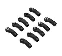Zunate 10pcs M4 Rotule Tête RC Liaison Tige Embouts pour 1/10 | Extrémité de biellette de direction réglable, Kit de liaison de direction, camion de loisir tout-terrain, douille à bille