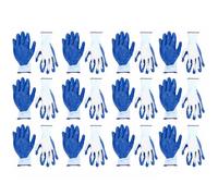 Zunate 12 Paires de Travail Enduits de Nitrile pour Réparation Automobile | Tissu en nylon résistant à l\', flexible pour les tâches de précision, manchette roulée élastique, maille tricotée