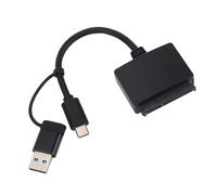 Zunate 2,5in Serial ATA vers USB C Adaptateur 10Gbps | Prise en charge UASP, remplaçable à chaud, indicateur LED, conception sans outil
