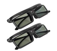 Zunate 2 Packs DLP Link 3D Lunes pour 4K Home Theatre, 178 ° de Large Angle de Vue 144Hz Obturateur Actif Rechargeable Compatible avec LTV-2500 3000 Pro 3500 Pro 3D Projecteurs