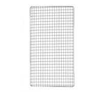 Zunate 2 PCS 2 Pack Galvanized BBQ Grill Mesh pour Camping en Plein Air | Fil de fer robuste, filet à griller double taille, goutte à goutte d\'huile facile, outil de cuisson portable
