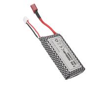 Zunate 2 Pièces 1600mAh 7.4V 2S Batterie LiPo Connecteur T | Construction compacte, autonomie de plus de 2 heures, distribution de puissance linéaire, réponse fluide de