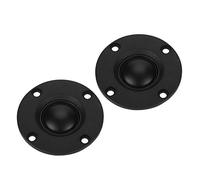 Zunate 2 Pièces 30W 6 Ohm Tweeter à Dôme en Soie Film HiFi Haut-Parleur | Pilote magnétique en néodyme, diaphragme vibrant doux de 20 mm, mise à niveau de voiture, manipulation haute puissance,