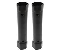 Zunate 2 Pièces Douille Profonde liquet 204mm Outil de Plomberie | Double douille 34 mm 40 mm n acier au carbone, tendeur d\'écrou de filtre, conception de stockage compacte