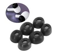 Zunate 3 Paires D'embouts en Mousse à Mémoire de Forme, à Rebond Lent, Doux et Confortables, pour écouteurs sans Fil iOS Pro 2/1, Tailles S, M et L. (Black)