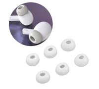 Zunate 3 Paires D'embouts en Mousse à Mémoire de Forme, à Rebond Lent, Doux et Confortables, pour écouteurs sans Fil iOS Pro 2/1, Tailles S, M et L. (White)