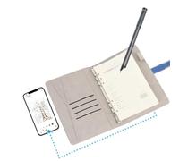 Zunate 3 sur 1 Ensemble de Carnets de Stylo Intelligent Numérique, Numérisation en Temps Réel Sync Converti en Texte BT Digital Notebook avec Smart Pen Compatible avec et Smartphone (Blue)