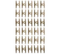 Zunate 30 PCS Charnière en Forme de H en Dentelle Décorative Antique pour | construction en fer orné vintage, petits projets de menuiserie, armoires de maison de poupée, kit de fournitures d’artisanat
