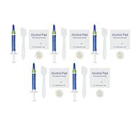 Zunate 5Pcs Pâte Thermique, 4.55W/m.k Graisse Conductrice Thermique à Forte Adhésion sans Métal Non Conductrice pour CPU GPU, pour PS5, LED, Dissipateur Thermique, Chipset, Appareil (2,5 ML, 0,07 oz)