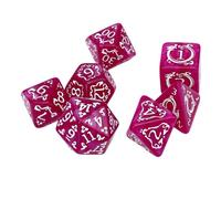 Zunate 7 PCS Dés en Résine Polyédriques avec Motif Dragon perlé (Purple) | Dungeons Dragons Dice, Style Antique, Flawless Rolling, Fantasy RPG Accessoire, Objet de collection