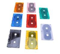 Zunate 8 Pièces Cassettes Vierges 90 Min pour Cours Discours | Faible bruit, utilisation en e mémos vocaux, haute fidélité, taille standard