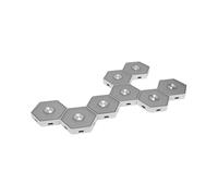 Zunate 8PCS Panneaux Lumineux LED Hexagonaux 16 Millions de Couleurs
