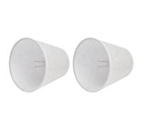 Zunate Abat-jour en Tissu de Lin à Clipser 2 Pièces |Couvercle de Lampe de Table Chandelier à Vis E14, pour Lustre Chambre à Coucher, intensité Variable Douce 3,6x5,6x5,1 Pouces (PT13)