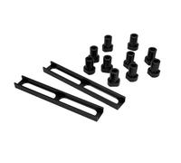 Zunate Banc en Alliage d'aluminium pour Chien, établi Antidérapant de 19 Mm, Arrêt pour Chien avec Bases pour le Travail du Bois, Pince de Table MFT, Bloc de Positionnement, Accessoires de