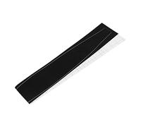 Zunate Bande Résistante aux Rayures pour Console |Autocollant de Protection en PVC pour Hôte Optical Drive Edition (Noir brossé)