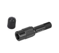 Zunate Bike Shock Pump Valve Adapter Aluminum | Construction en alliage durable, tige de valve étendue, ajustement universel, outil pneumatique de suspension VTT