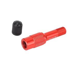 Zunate Bike Shock Pump Valve Adapter Aluminum | Construction en alliage durable, tige de valve étendue, ajustement universel, outil pneumatique de suspension VTT