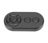 Zunate Bluetooth Phone Camera Remote Shutter pour Live Streaming (Black) | Tourneur de page sans fil, rechargeable de type C, selfie Clicker, contrôle vidéo, aucune configuration d\'application
