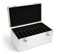 Zunate Boîtier de Disque Dur, 0,5 Pouces 3,5 Pouces 14 Baies Double Protection HDD Boîte de Rangement Valise Safe Lock Design Étui de Transport pour Disque Dur Externe 2,5 Pouces 3,5 Pouces