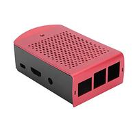 Zunate Boîtier de Refroidissement à Dissipation Thermique de Coque de Carte Mère en Alliage D'aluminium pour 3/2 / B/B + (Rouge)