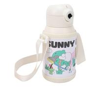 Zunate Bouteille D'eau Isolée élégante de 500ML avec Déverrouillage par Empreinte Digitale, Conservation de la Température Pendant 12 Heures, Matériaux Sûrs pour les Enfants