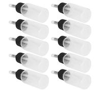 Zunate Bouteilles de Peinture pour Aérographe 30 Ml, Paquet de 10 |Conteneurs à Capuchon d'aération Résistants à la Corrosion pour Pistolets Pulvérisateurs à Siphon à Double Action