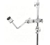 Zunate Bras de Perche de Cymbale Multi-angles | Support d'extension de Tambour en Acier Inoxydable avec Pince pour Scène à Domicile (Clip extensible)