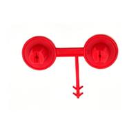 Zunate Buses de Pistolet de Pulvérisation de Mousse, Embouts de Pulvérisation Réutilisables en PU pour Application Verticale et Horizontale au Plafond, Rouge, 10 Pièces (Paquet de 10)