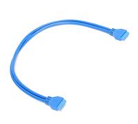 Zunate Câble D'extension USB 3.0, 50cm 5GPps 20pin Mâle à 20pin Mâle Rallonge Compatible Versions USB2.0/1.1, pour Win 2003/2007/pour XP/pour Vista/pour WIN7/pour WIN8 (Sac PE 50cm)