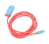 Zunate Câble D'interface Multimédia USB C vers HD Sortie 100 W Son Surround 5.1 pour écran de Console Switch 2 4K à 60 Hz Convient pour ROG Ally Legion Go/Go S