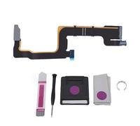 Zunate Câble Flexible D'affichage LCD, Remplacement du Connecteur de Carte Mère pour Z Flip 4 F721, avec Outils de Levier de Tournevis et Chiffon de Nettoyage