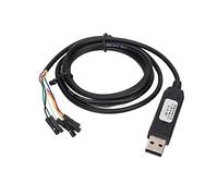 Zunate Câble Série USB vers TTL, 1,5 Mètre Câble Série USB vers TTL 6 Broches 50bps à 2Mbps Câble de Console de Débogage avec 3 Indicateurs de Couleur, pour Décodeur Satellite, Routeur,